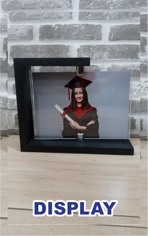 Display para fotos decorativo